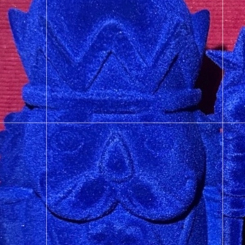 Royal Blue Flocked Nutcracker by Joyward~NEW!